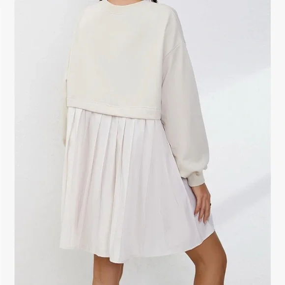 NWT Oversized Sweatshirt Dress - Picture 3 of 5